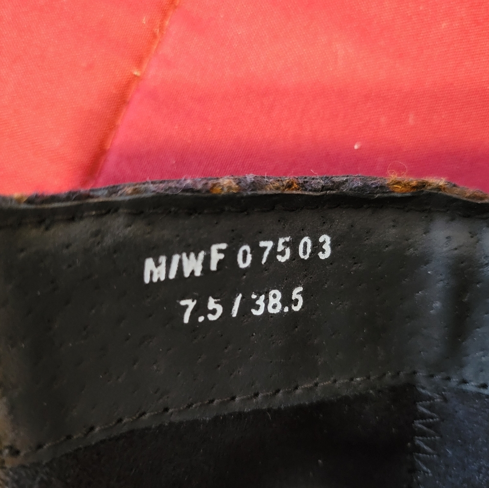 BORN wool and leather southwestern ankle boots - Picture 5 of 7